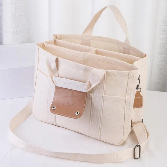 Canvas tote bag with handle
