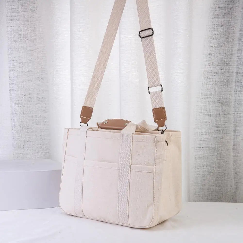 Canvas tote bag with handle